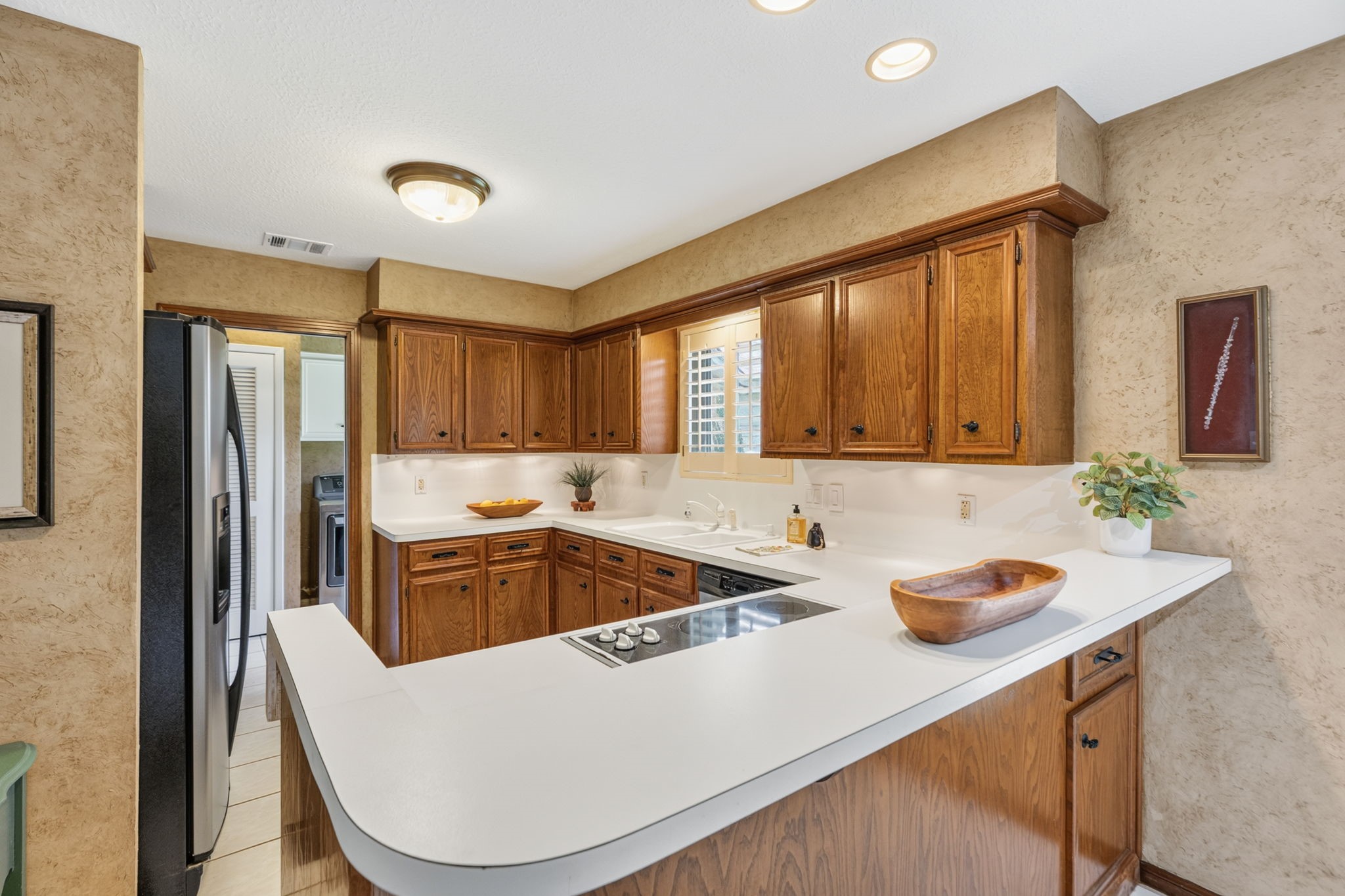 3414 Flaming Candle Drive Spring, TX 77388 - Photo 17 of 50 KITCHEN - Large serving area or spot for bar stools.
