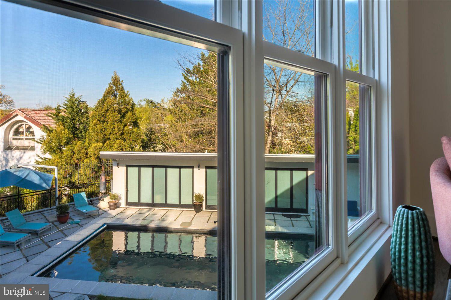3017 Gates Road Northwest Washington, DC 20008 - Photo 54 of 95 View from Primary looking to back pool
