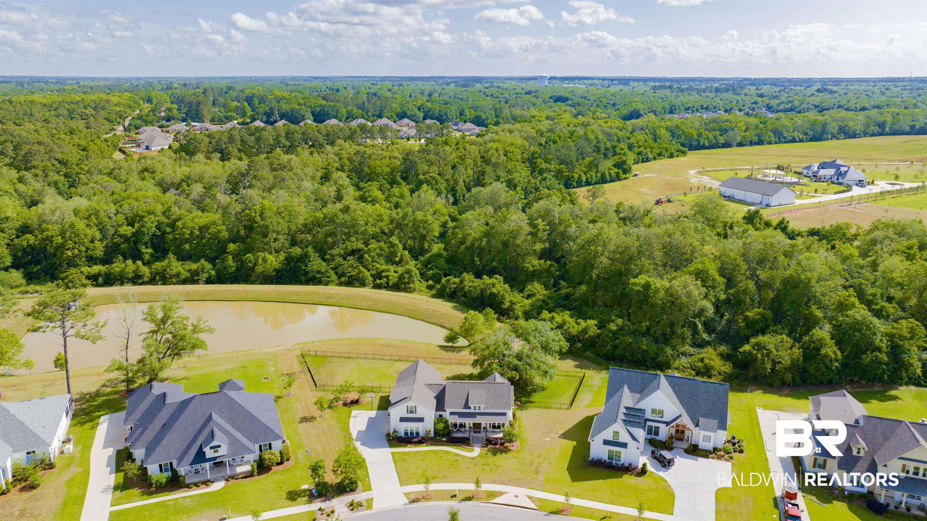 21621 Veranda Boulevard Fairhope, AL 36532 - Photo 49 of 51 Aerial view with a water view, a view of trees, and a residential view