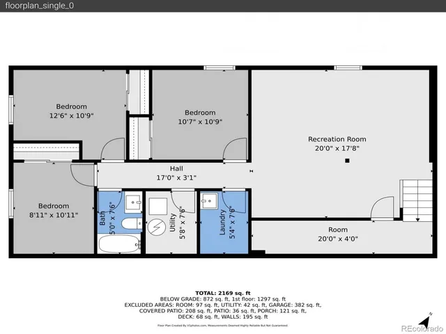 a picture of a room with a white wall and a large window