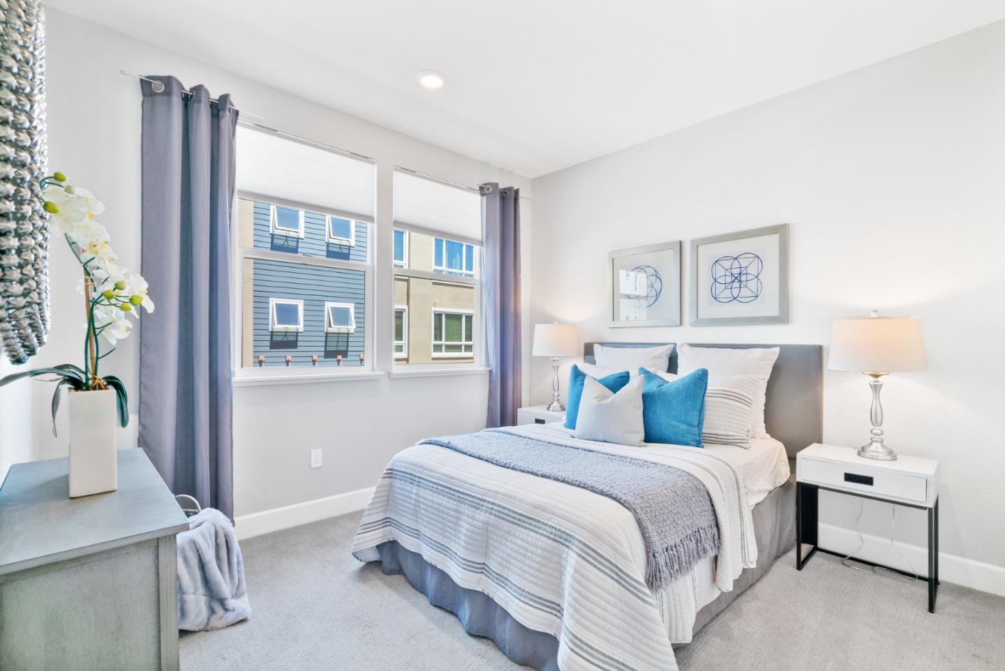633 Clover Circle Milpitas, CA 95035 - Photo 23 of 36 a bedroom with a bed and a table