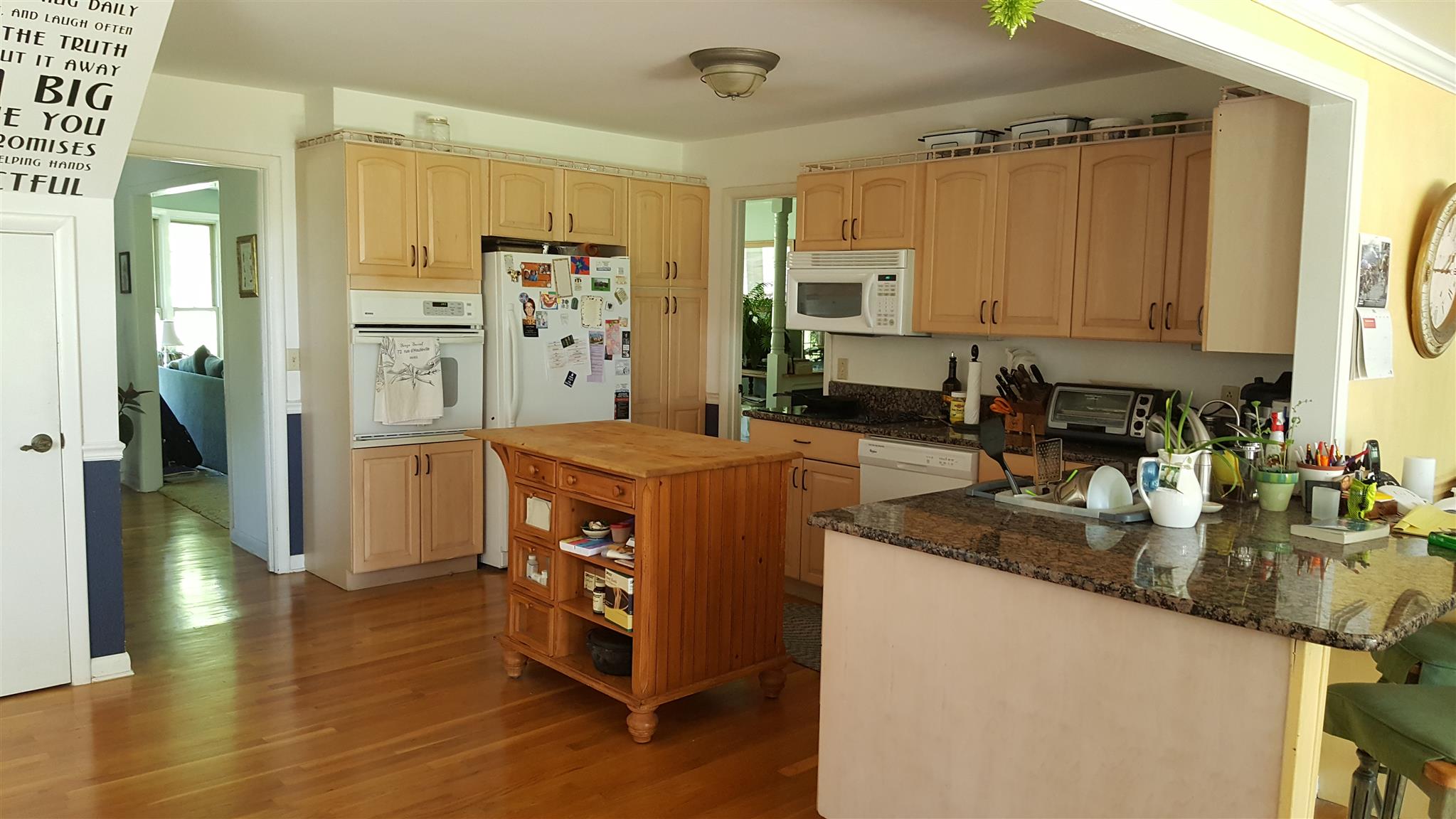 5417 Vanderbilt Road Old Hickory, TN 37138 - Photo 5 of 11 a kitchen with sink a refrigerator and cabinets
