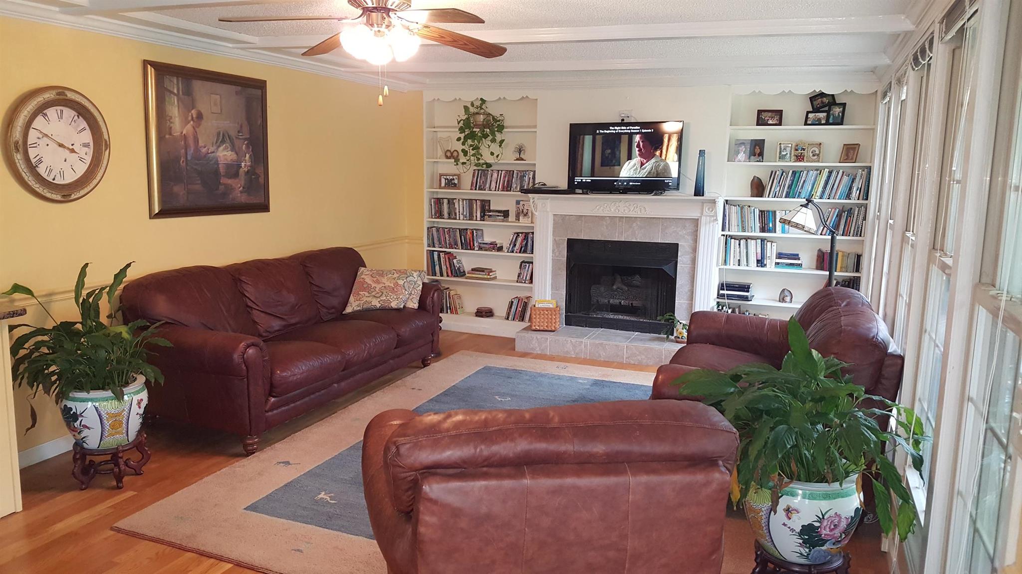 5417 Vanderbilt Road Old Hickory, TN 37138 - Photo 6 of 11 a living room with furniture and a fireplace