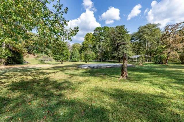 a view of a golf course