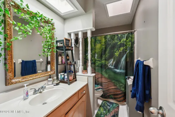 a view of outdoor space and seating area