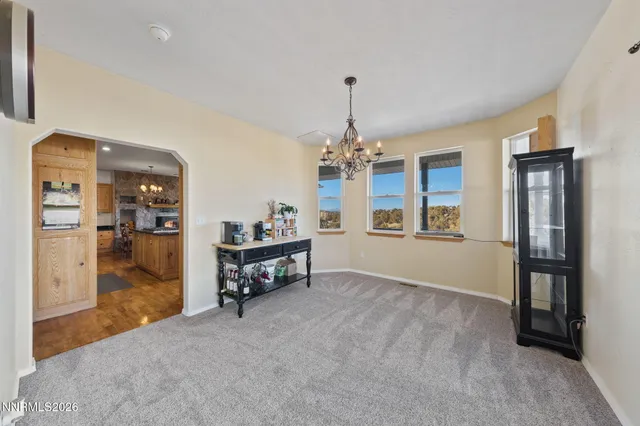 a view of city and mountain