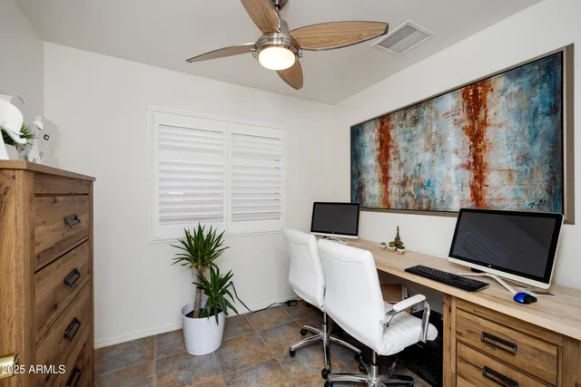 a view of a livingroom with furniture