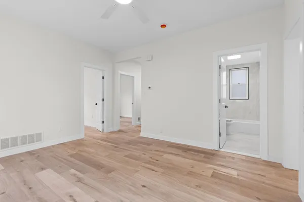 wooden floor in an empty room