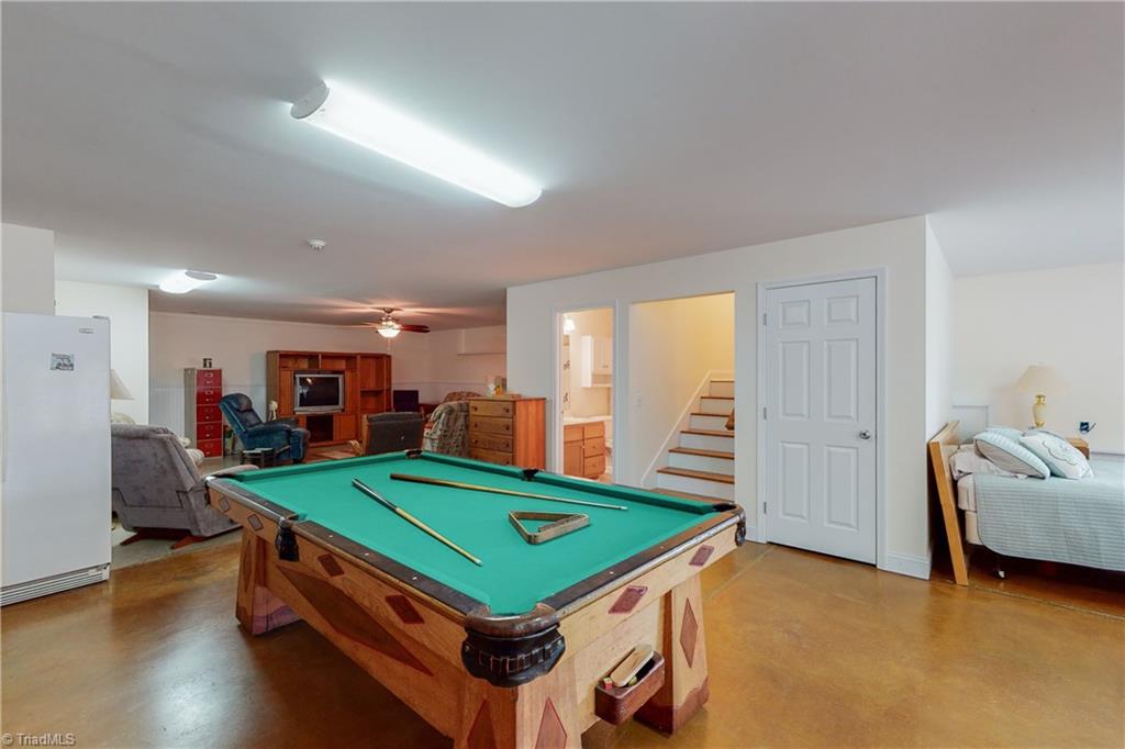 1241 Panther Point Road Richfield, NC 28137 - Photo 36 of 50 Basement rec area