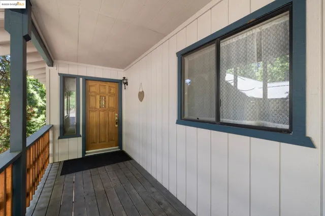 a view of front door