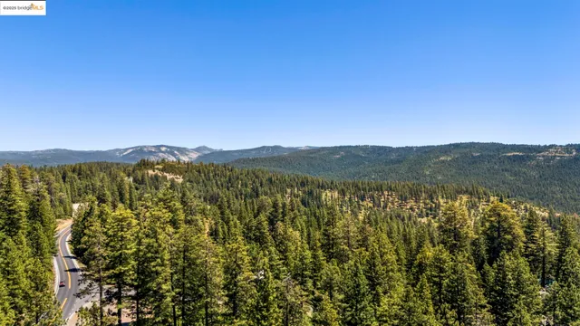 a view of lake and mountain