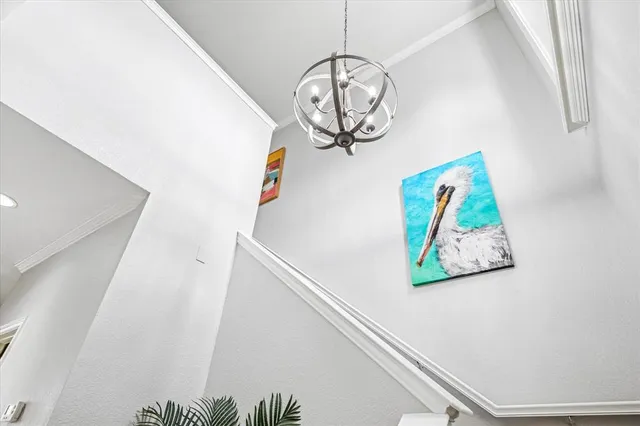 a bathroom with a shower and a mirror