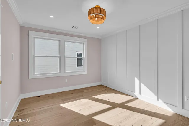 wooden floor in an empty room