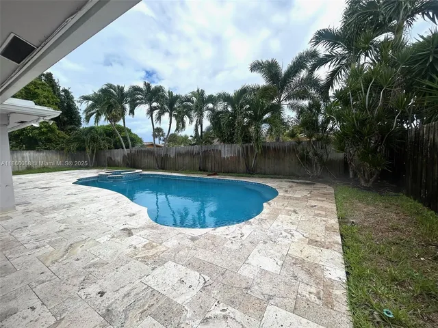a backyard of a house