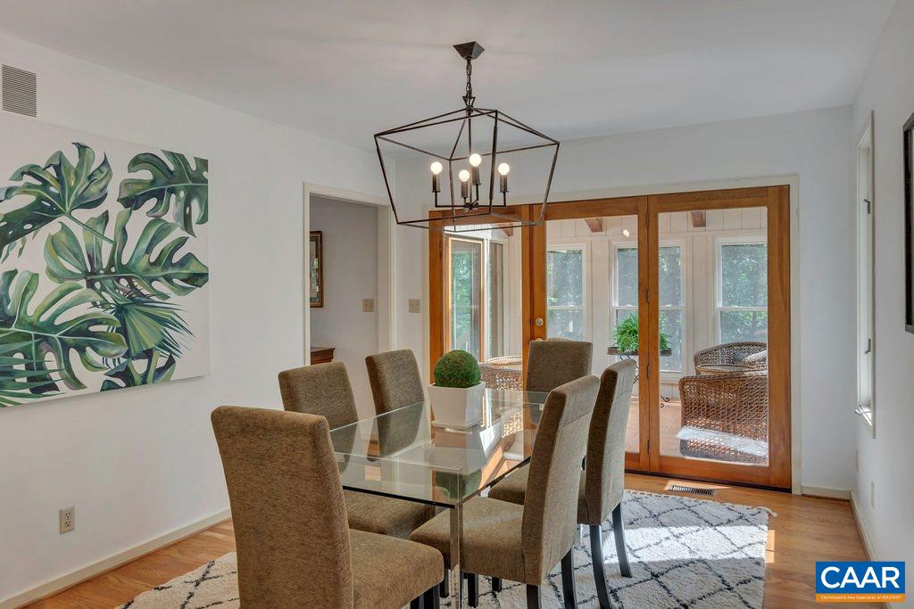 1903 Stillhouse Road Charlottesville, VA 22901 - Photo 17 of 44 a view of a dining room with furniture window and outside view