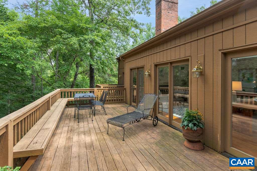 1903 Stillhouse Road Charlottesville, VA 22901 - Photo 41 of 44 a view of balcony with chairs and wooden floor