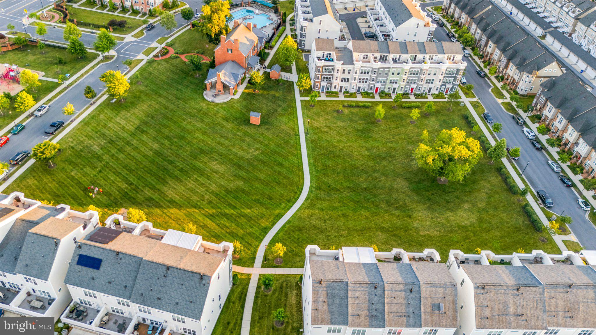 731 Holden Road Frederick, MD 21701 - Photo 77 of 78 Vibrant community green space aerial view.