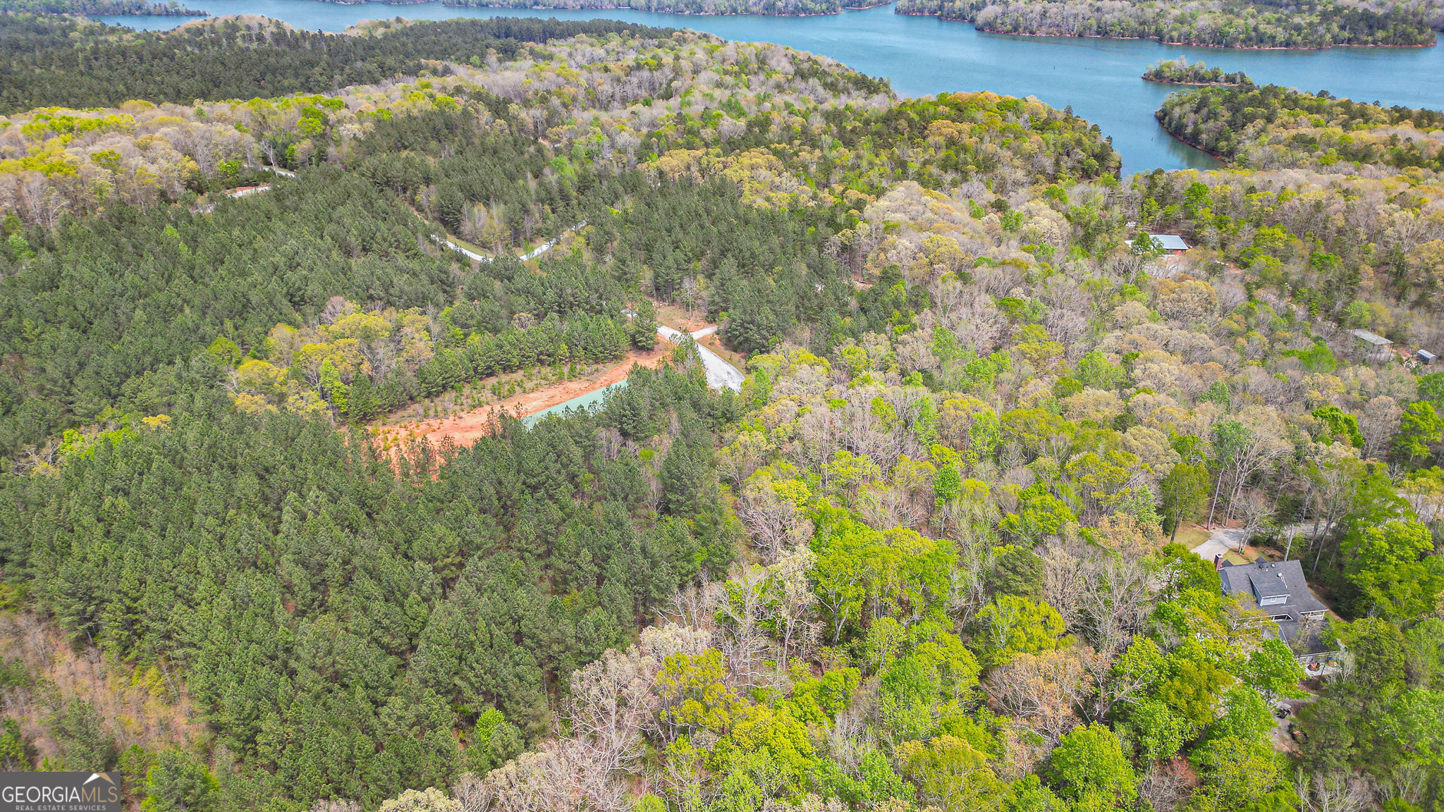1043 Long Pne Lane Elberton, GA 30635 - Photo 3 of 5 a view of residential houses with lake view