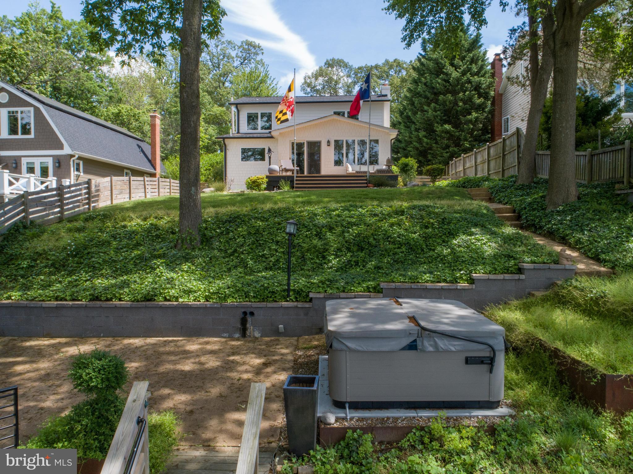 2988 Friends Road Annapolis, MD 21401 - Photo 20 of 35 Lower level patio has a hot tub