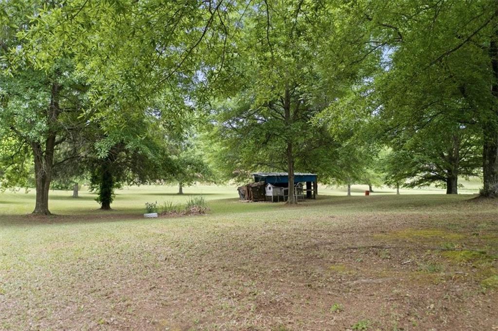 266 Anderson Road Rockmart, GA 30153 - Photo 3 of 31 a view of a yard with a house and a large tree