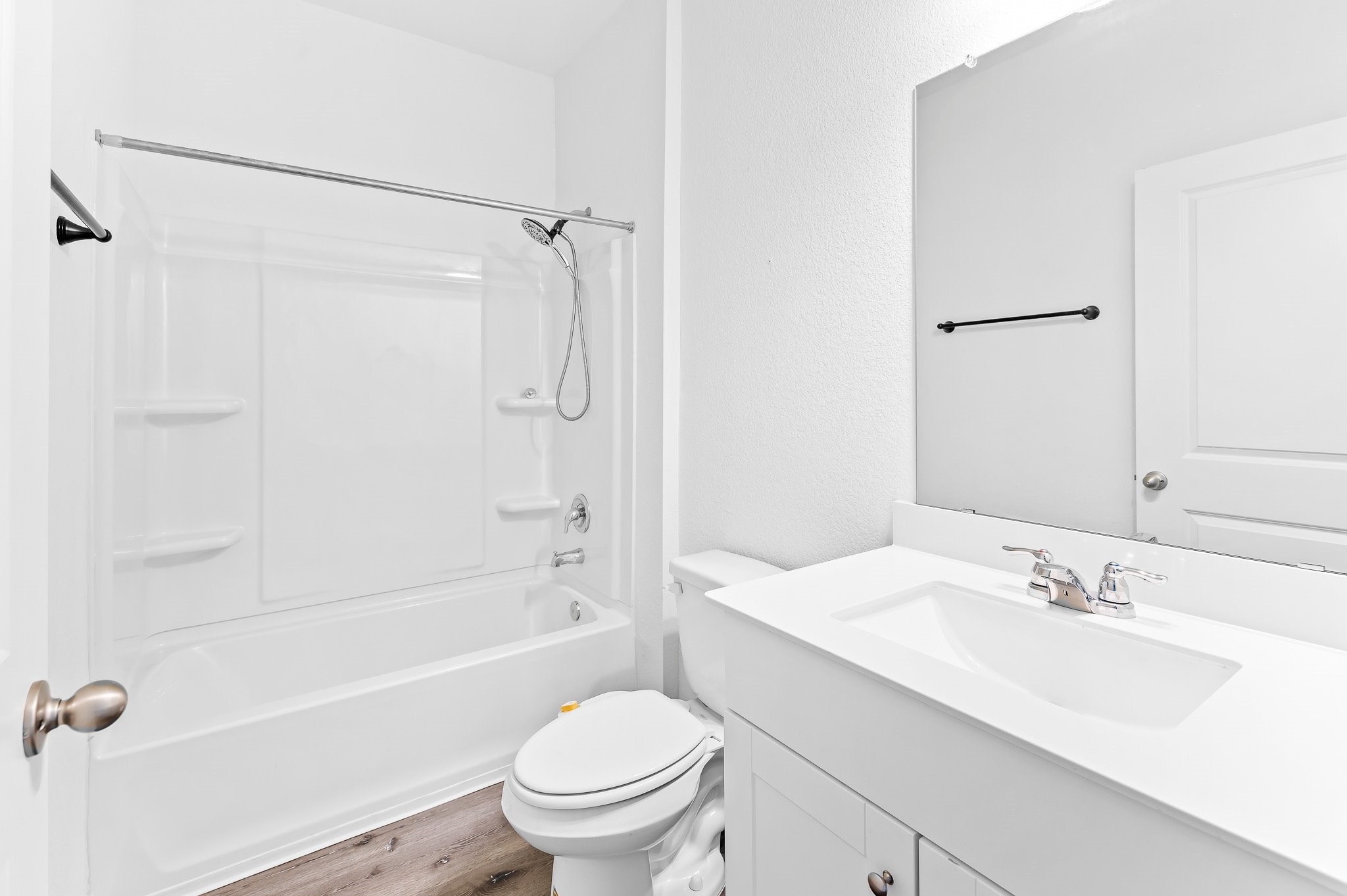 224 Night Riders Way Jarrell, TX 76537 - Photo 26 of 40 a bathroom with a sink toilet and shower
