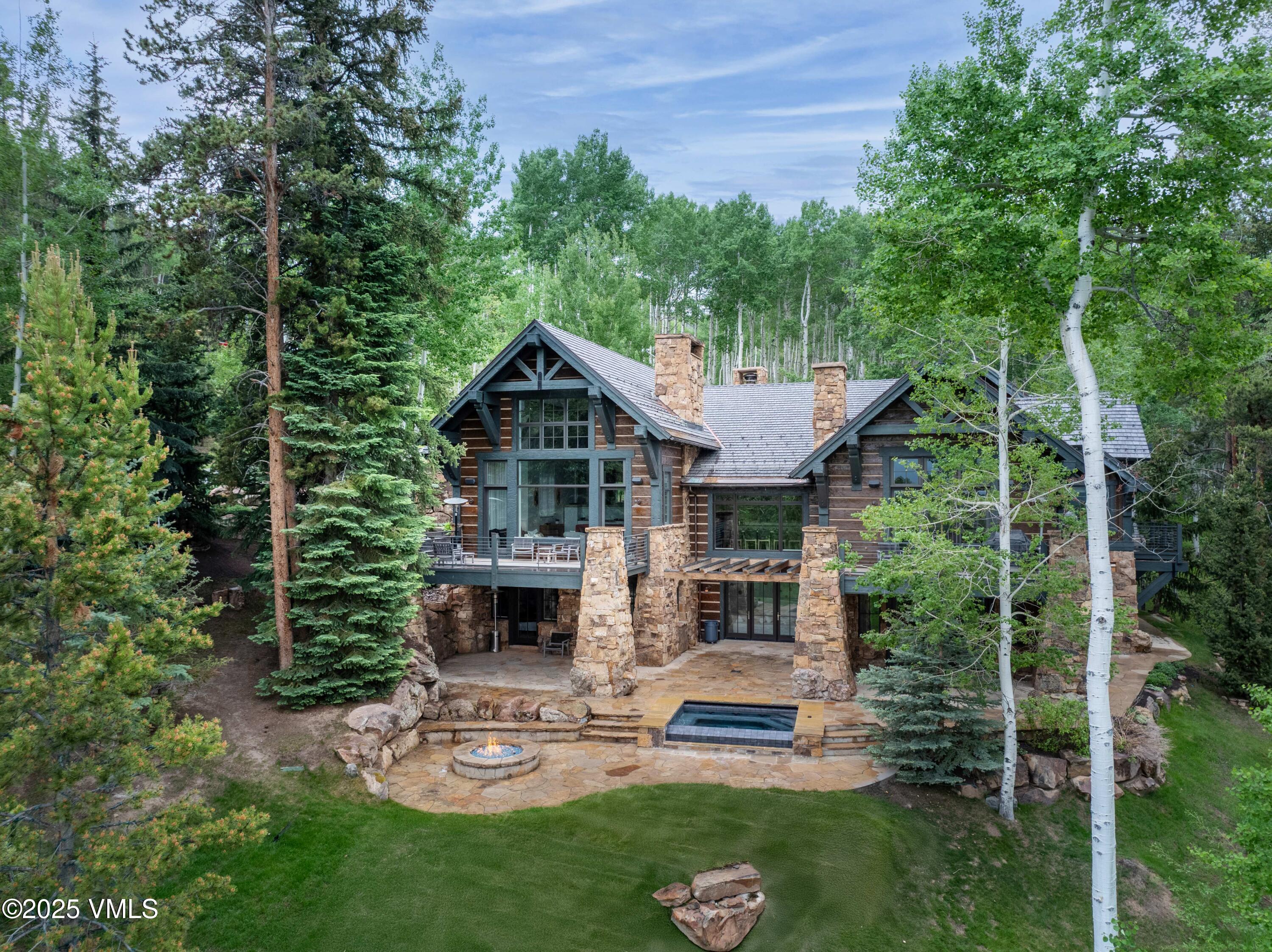 2584 Daybreak Ridge Road Avon, CO 81620 - Photo 12 of 53 MLS_2584_daybreak_ridge_summer_aerial_c