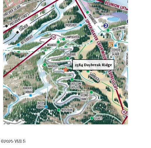 2584 Daybreak Ridge Road Avon, CO 81620 - Photo 7 of 53 ski map