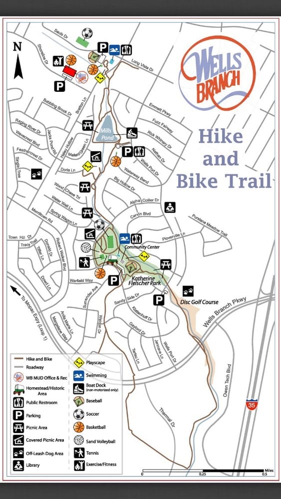 2302 Fuzz Fairway, Unit B Austin, TX 78728 - Photo 26 of 27 Trail map for the Community