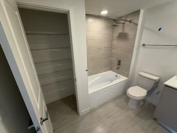 a view of walk in closet
