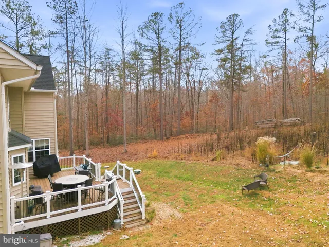 a view of a terrace with seating area