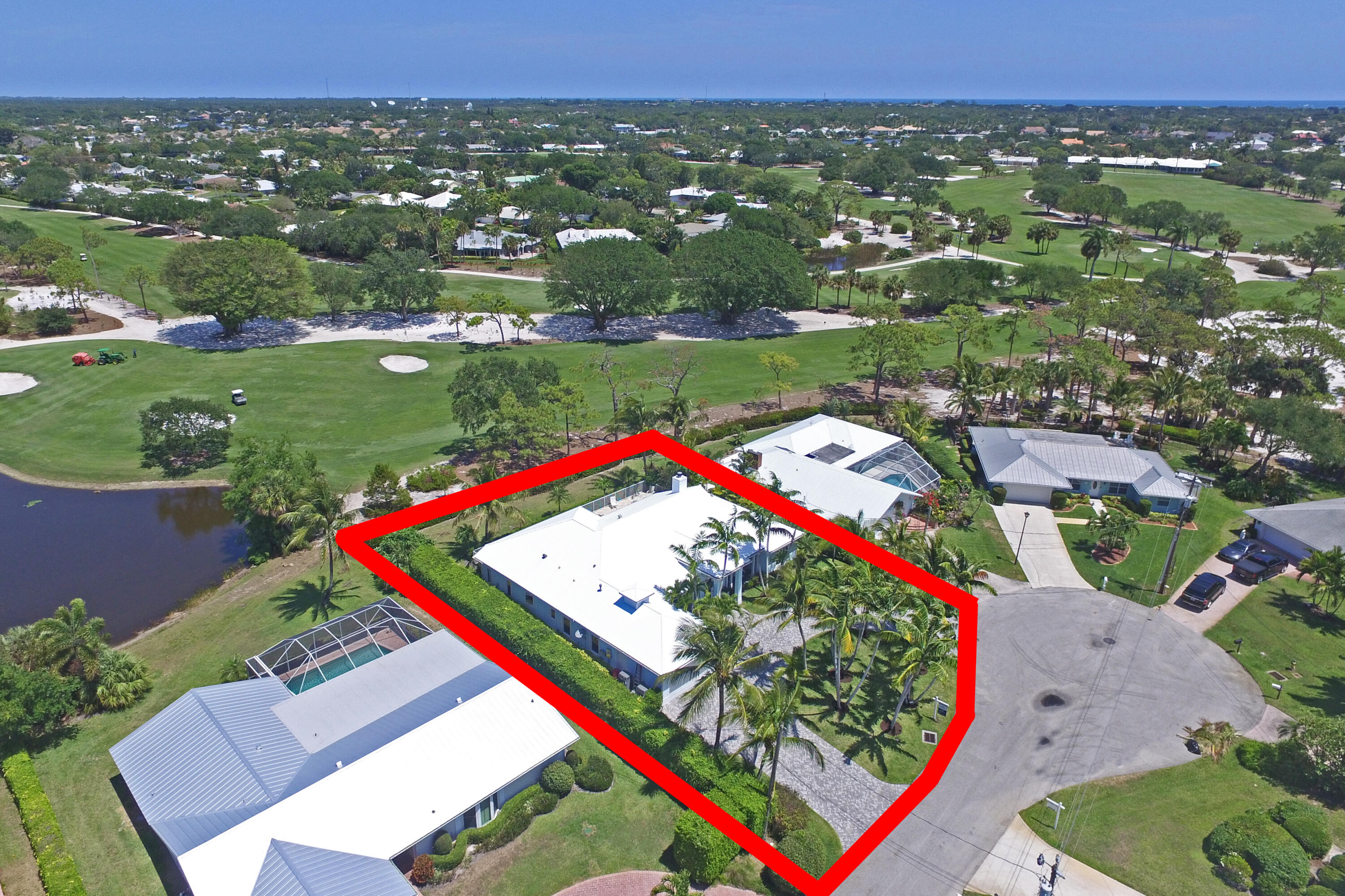 11 Bunker Place Tequesta, FL 33469 - Photo 4 of 43 Aerial DJI_0327 outlined