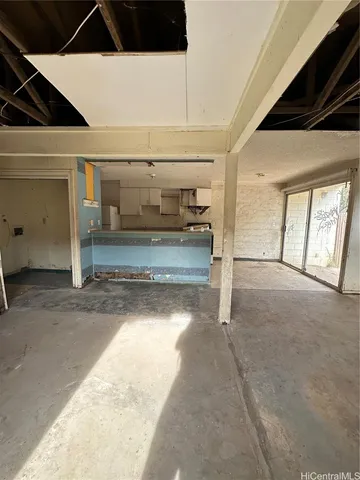 a view of an empty room