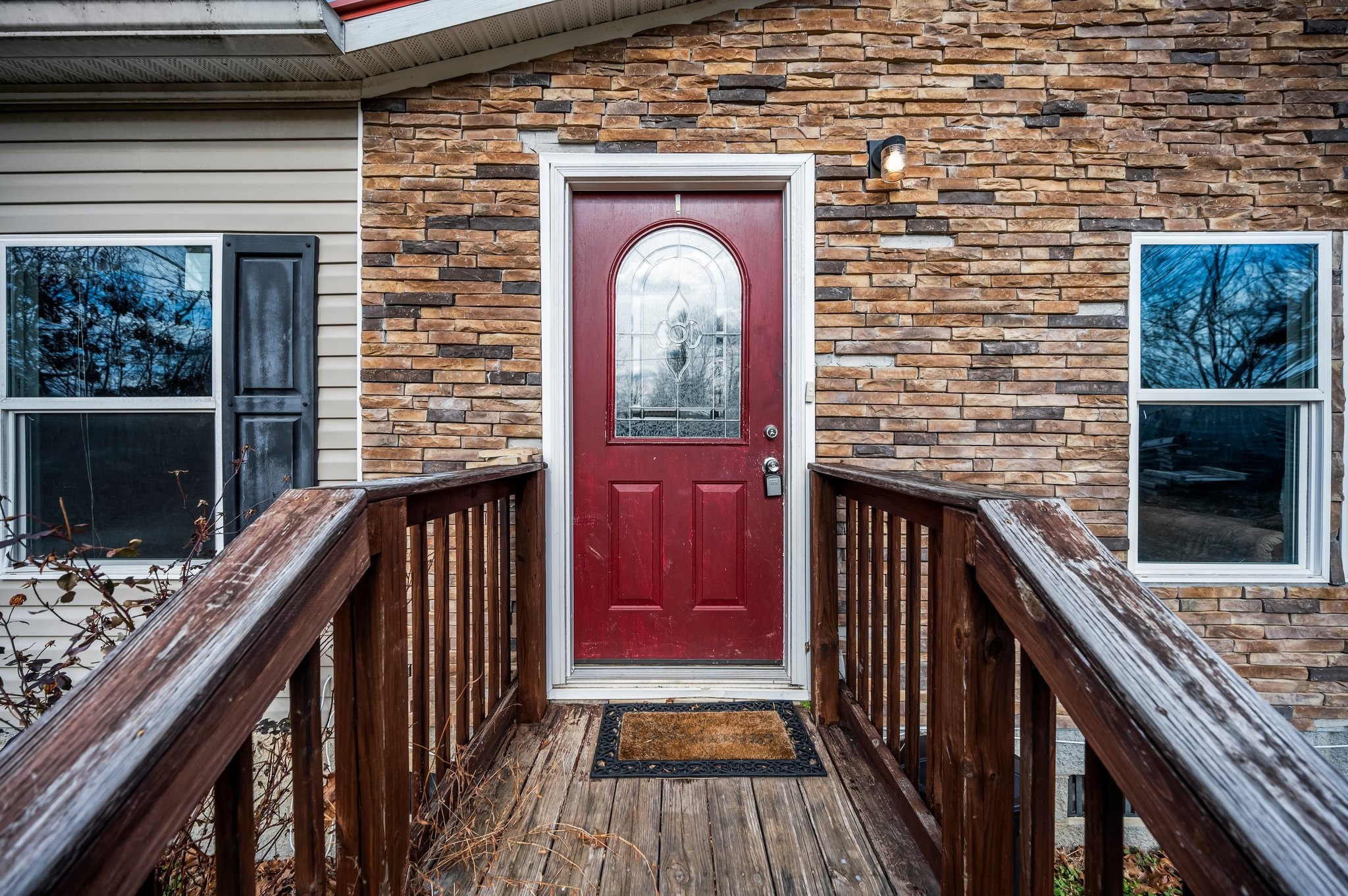 6684 Wesley Ridge Road Lyles, TN 37098 - Photo 5 of 37 a view of entryway door and wooden floor