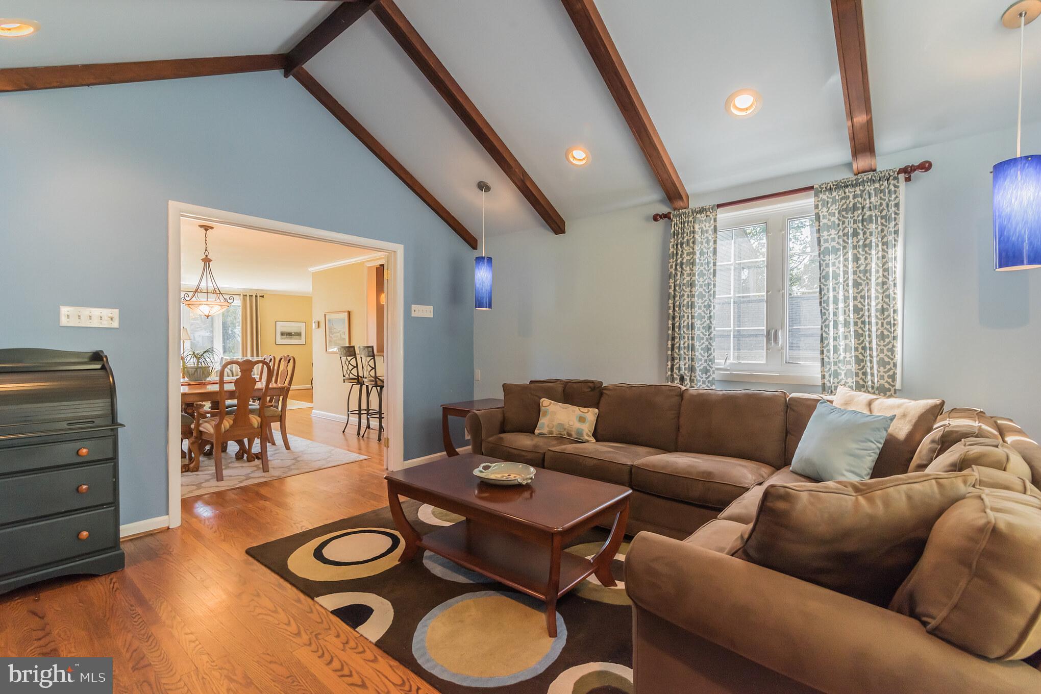 1376 Michael Road Jenkintown, PA 19046 - Photo 11 of 30 a living room with furniture and wooden floor