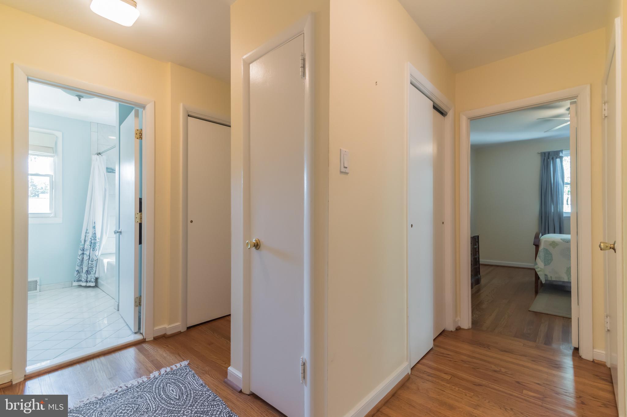 1376 Michael Road Jenkintown, PA 19046 - Photo 22 of 30 a view of a bathroom with a glass door and a bathroom