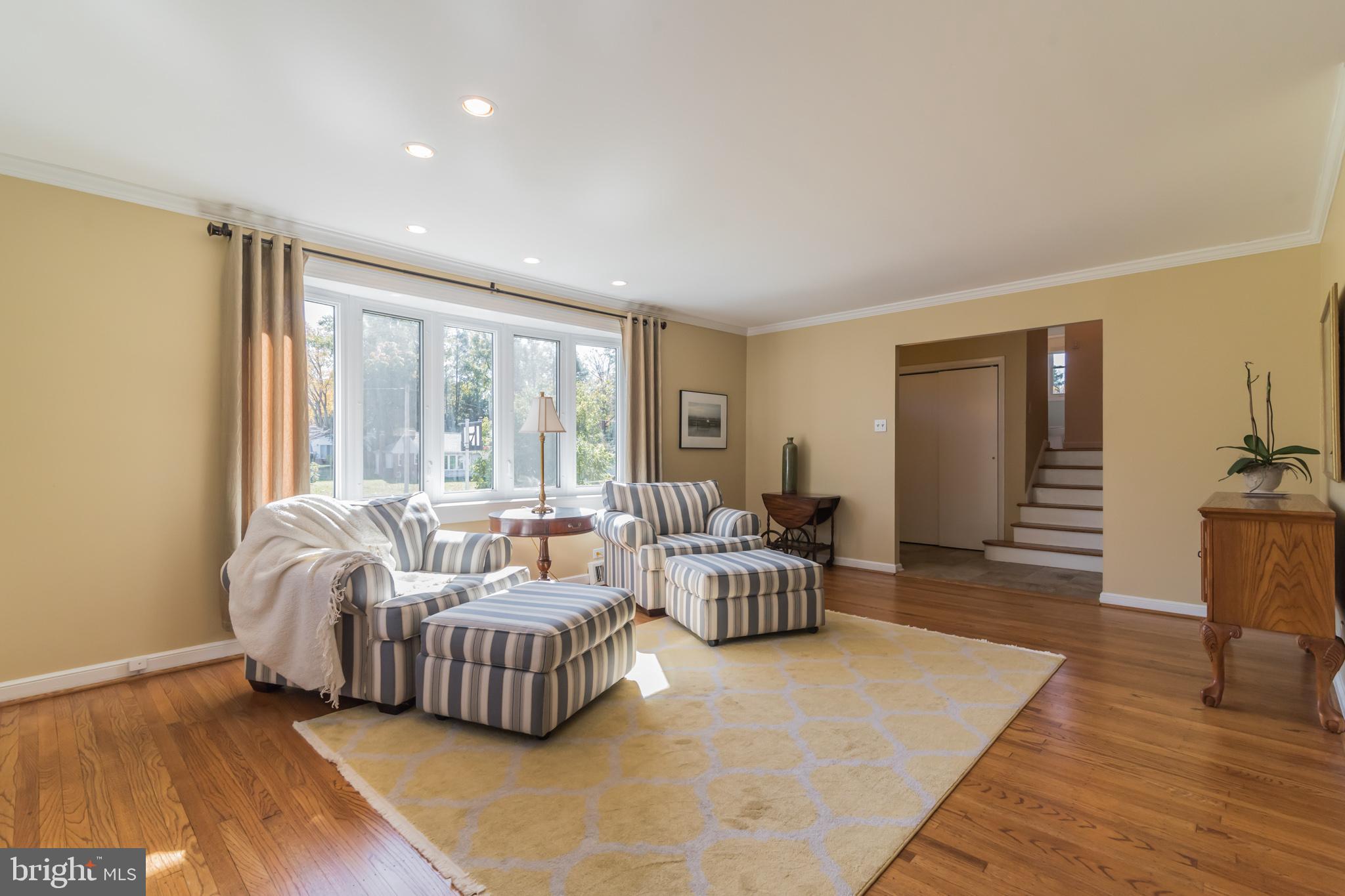 1376 Michael Road Jenkintown, PA 19046 - Photo 4 of 30 a living room with furniture and wooden floor
