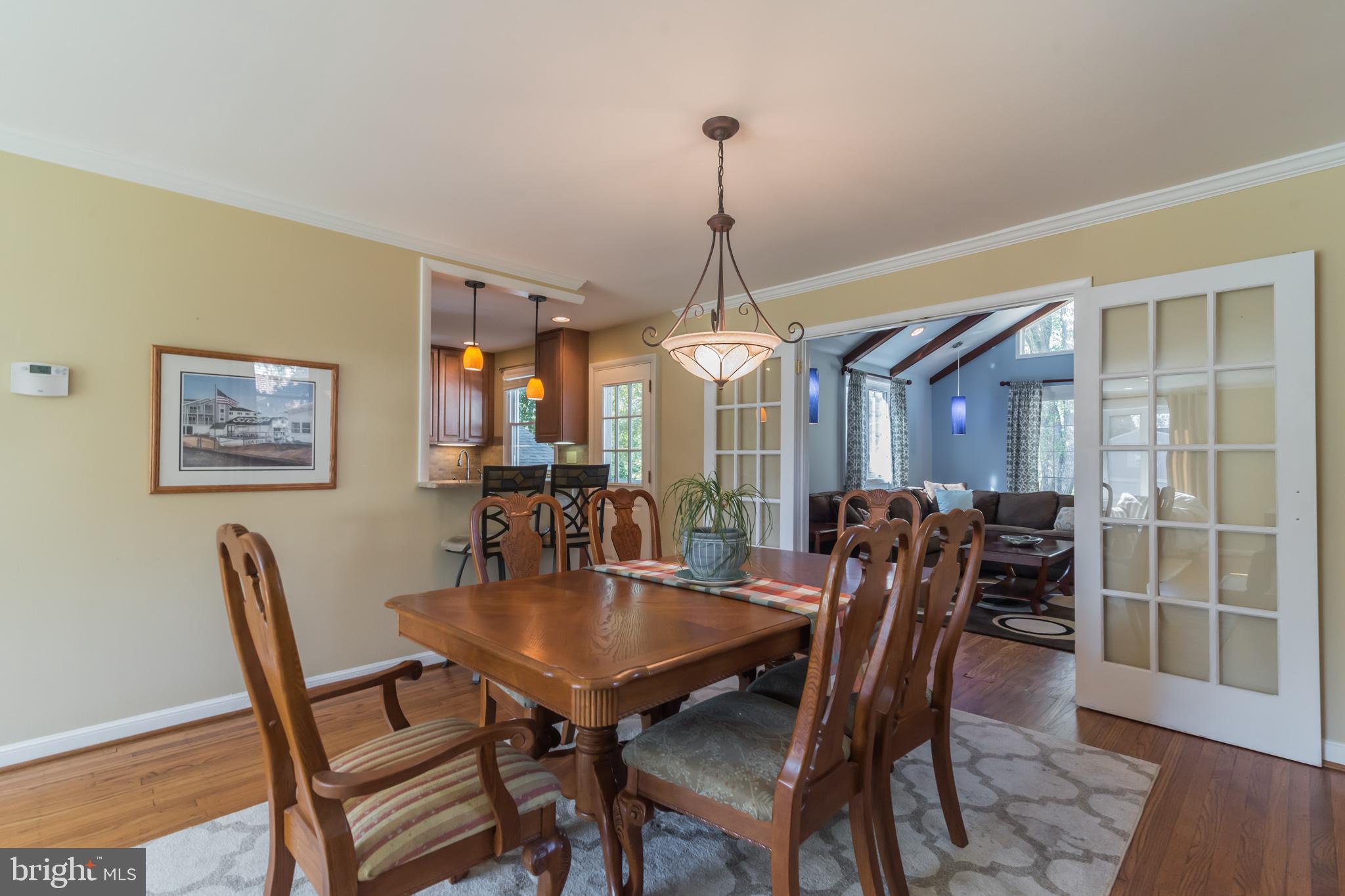 1376 Michael Road Jenkintown, PA 19046 - Photo 5 of 30 a view of a dining room with furniture window and wooden floor