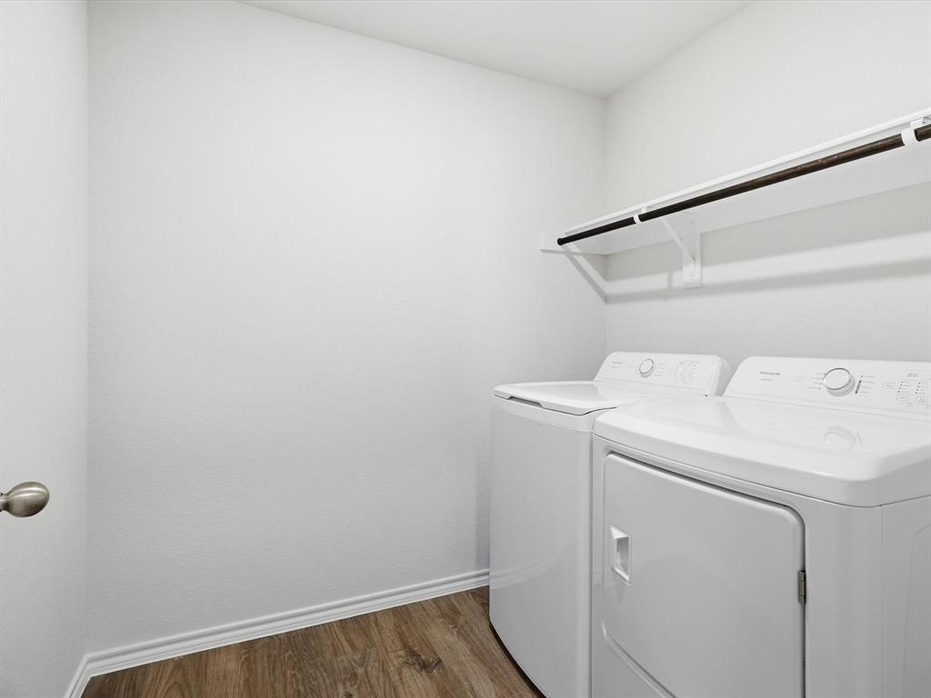 757 Tiger Lily Way Pilot Point, TX 76258 - Photo 15 of 16 a utility room with dryer and washer