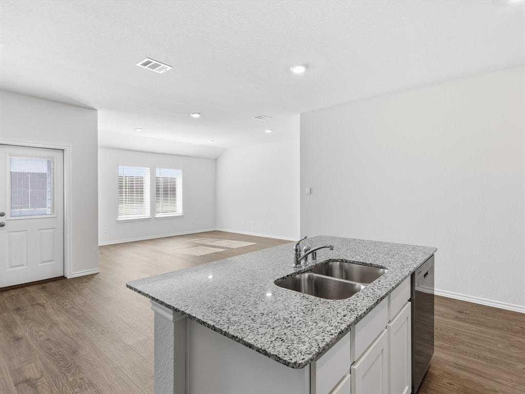 757 Tiger Lily Way Pilot Point, TX 76258 - Photo 6 of 16 a kitchen with a sink a counter space and wooden floor