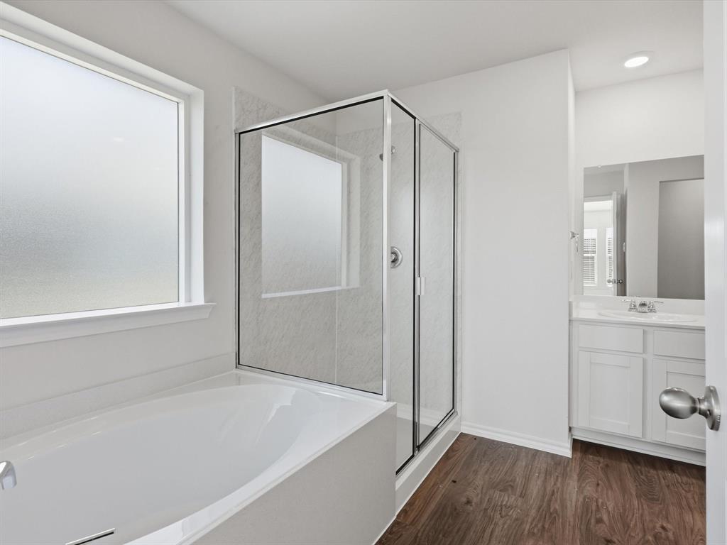 757 Tiger Lily Way Pilot Point, TX 76258 - Photo 10 of 16 a bathroom with a bathtub and a sink