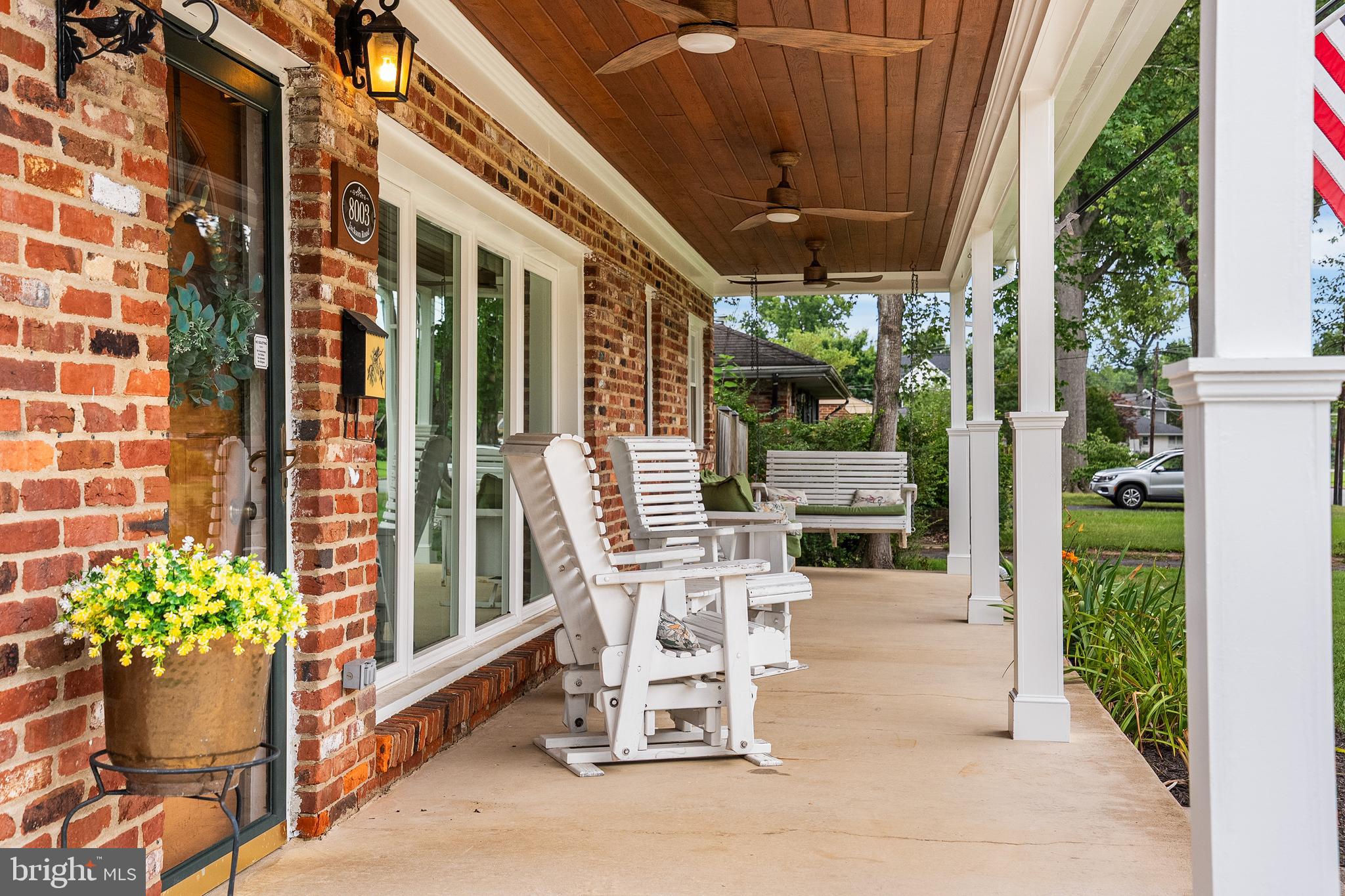 8003 Jackson Road Alexandria, VA 22308 - Photo 7 of 42 Enjoy your front porch