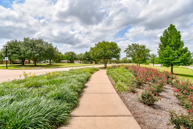 a view of park with green space