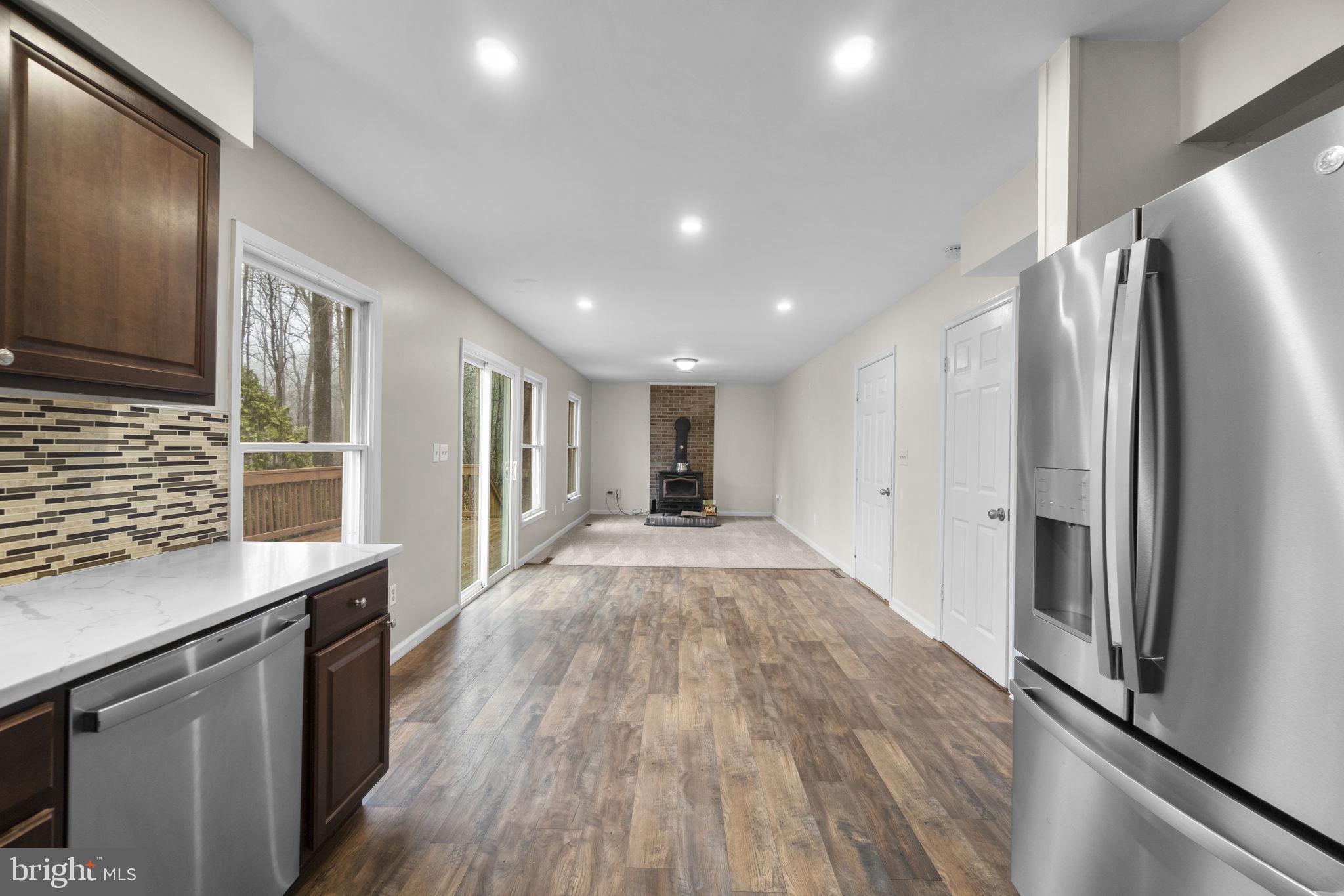 4525 Roop Road Mount Airy, MD 21771 - Photo 13 of 49 Kitchen View into Family Room