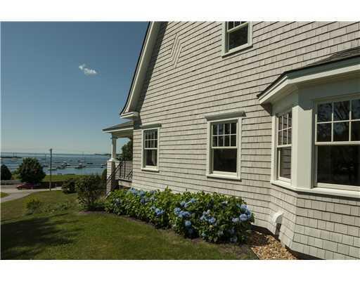 79 Pepperrell Road Kittery Point, ME 03905 - Photo 14 of 23 View. Blue sky, hydrangeas,...