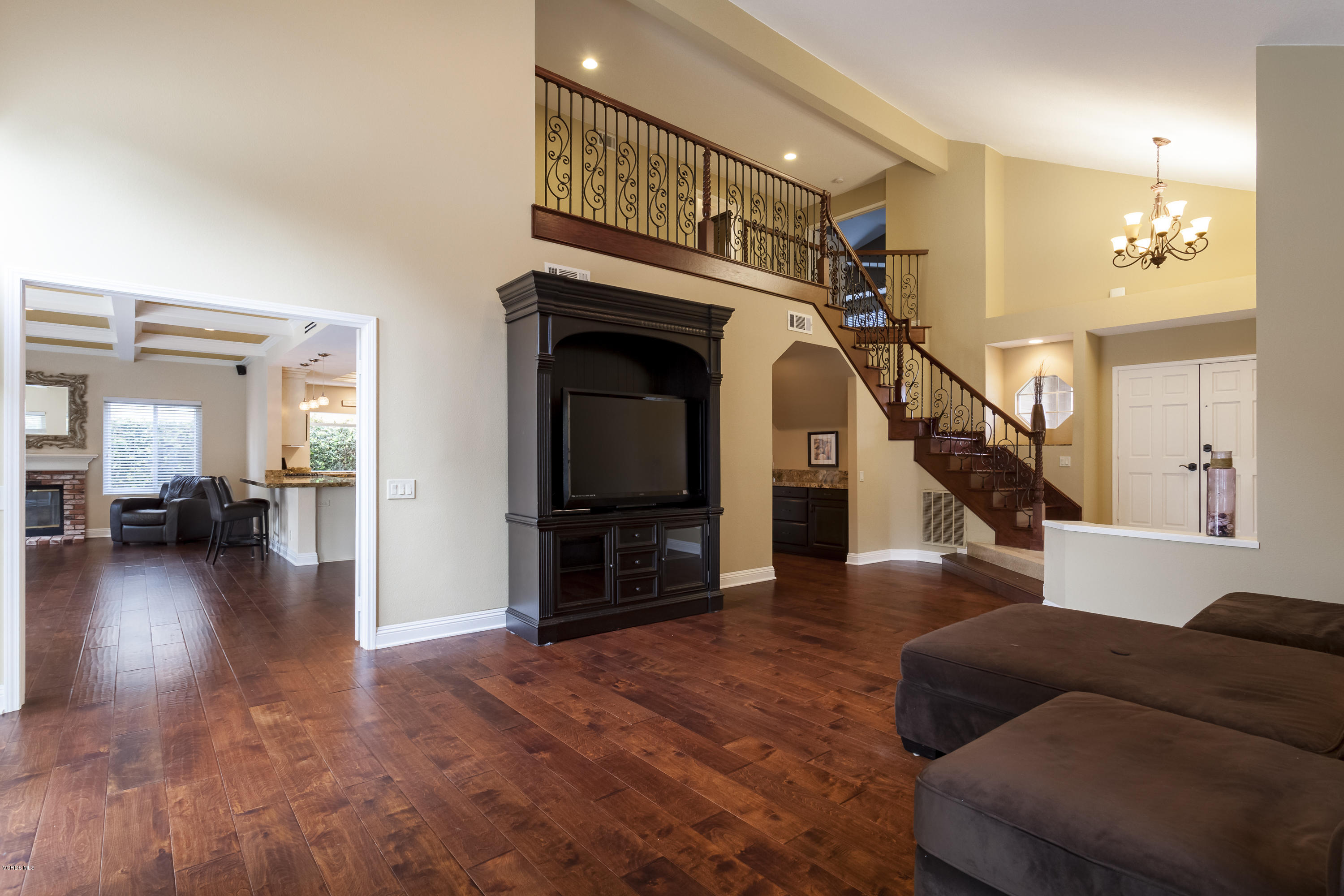 12142 Cherry Grove Street Moorpark, CA 93021 - Photo 6 of 36 a living room with furniture and a fireplace