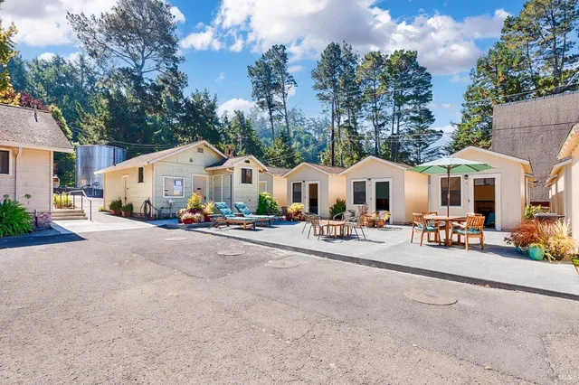 a view of beach and small space
