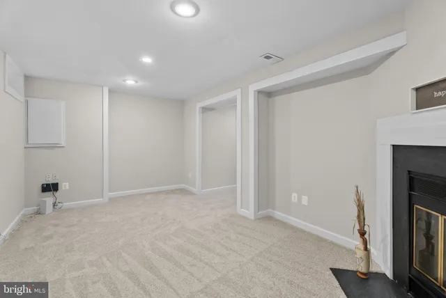 a view of an entryway with staircase