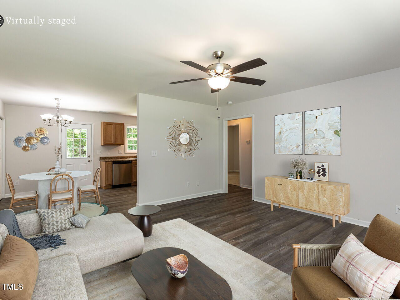 381 Gray Ghost Street Benson, NC 27504 - Photo 4 of 33 a living room with furniture and a table