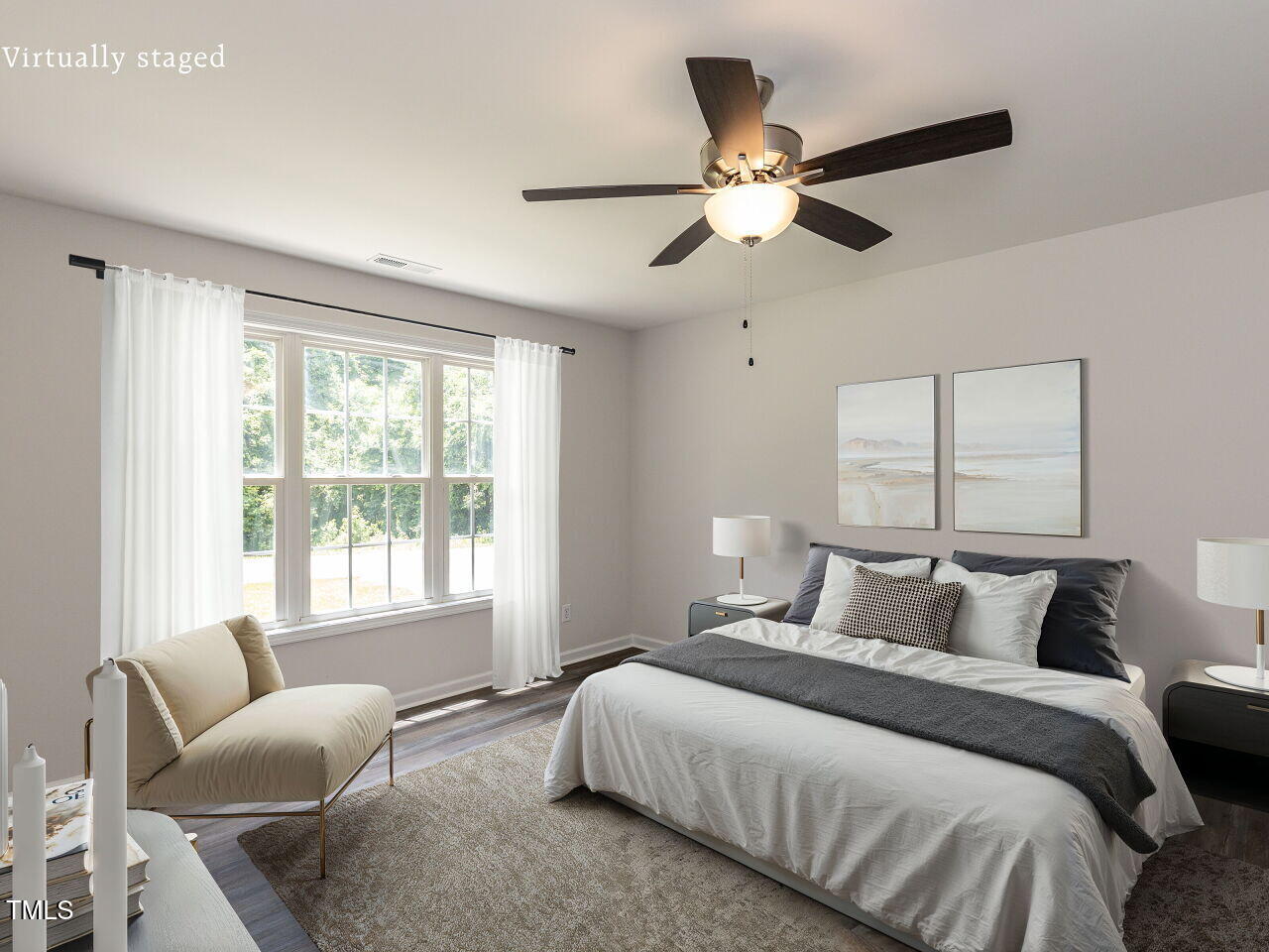 381 Gray Ghost Street Benson, NC 27504 - Photo 5 of 33 a bedroom with a bed and window