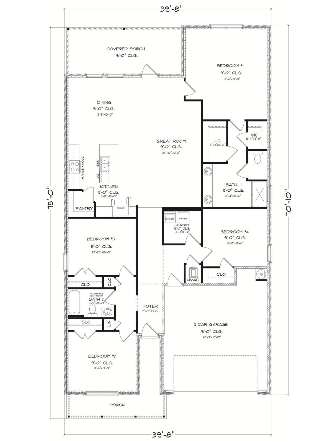 247 Jrs Way Santa Rosa Beach, FL 32459 - Photo 32 of 32 Floor Plan
